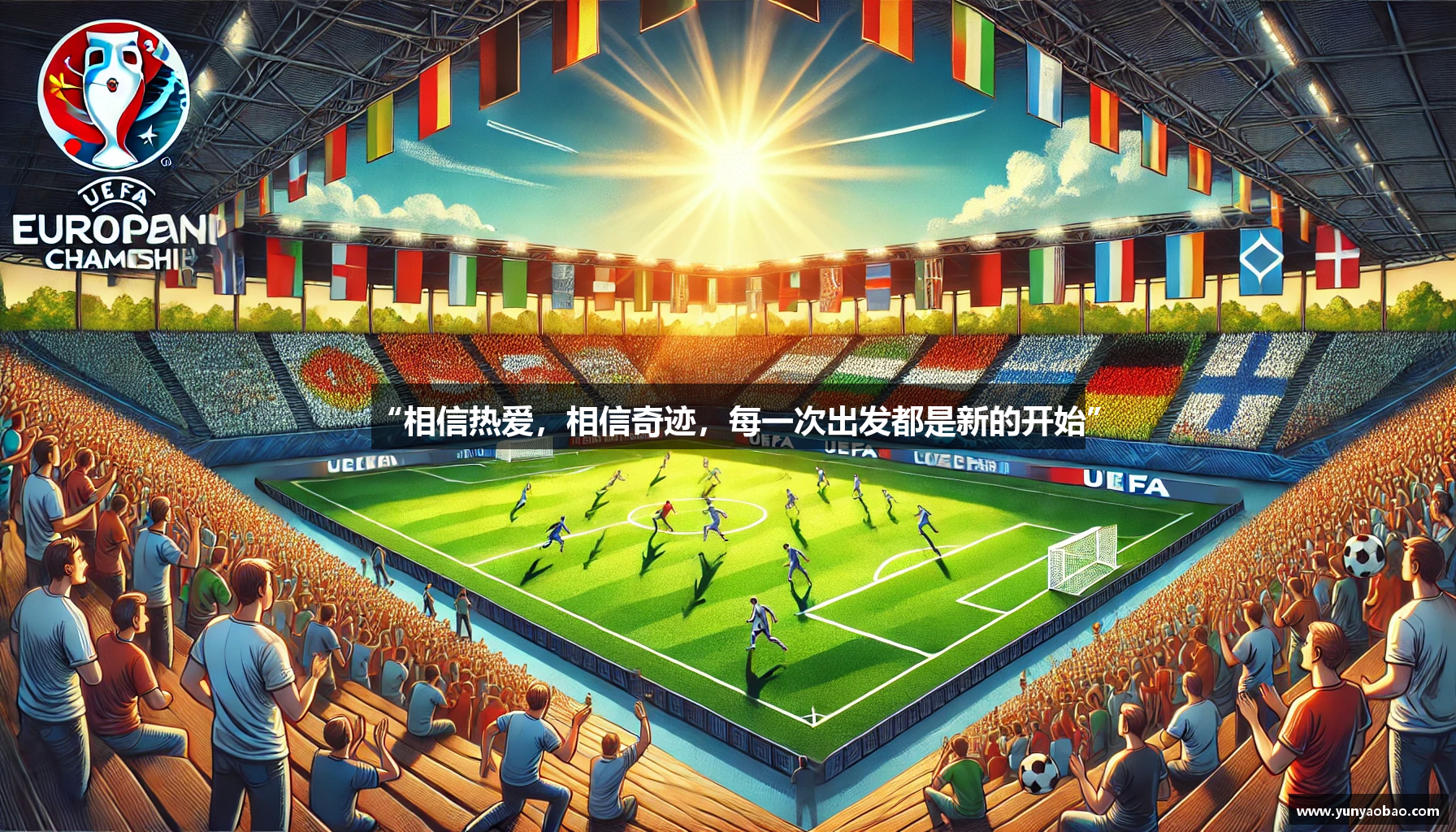 “相信热爱，相信奇迹，每一次出发都是新的开始”